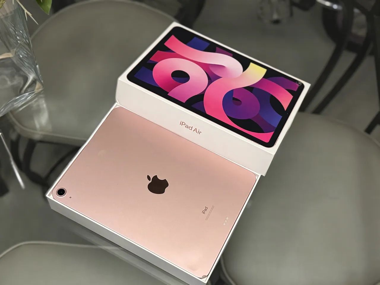 iPad本体 RO iPad Air 4ª Geração 64GB Rose Gold + Apple Pencil 2ª Geração