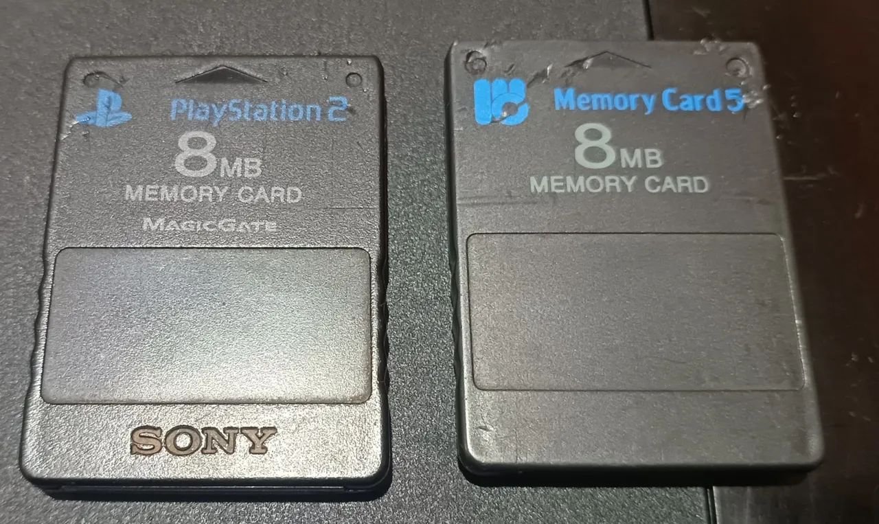 Par de Memory Card Playstation 2