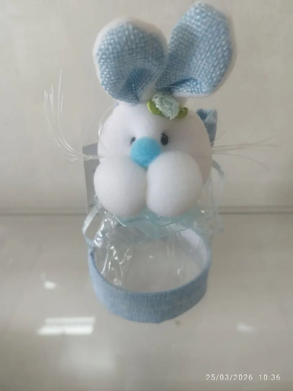 COELHO DE PELUCIA BOLSINHA