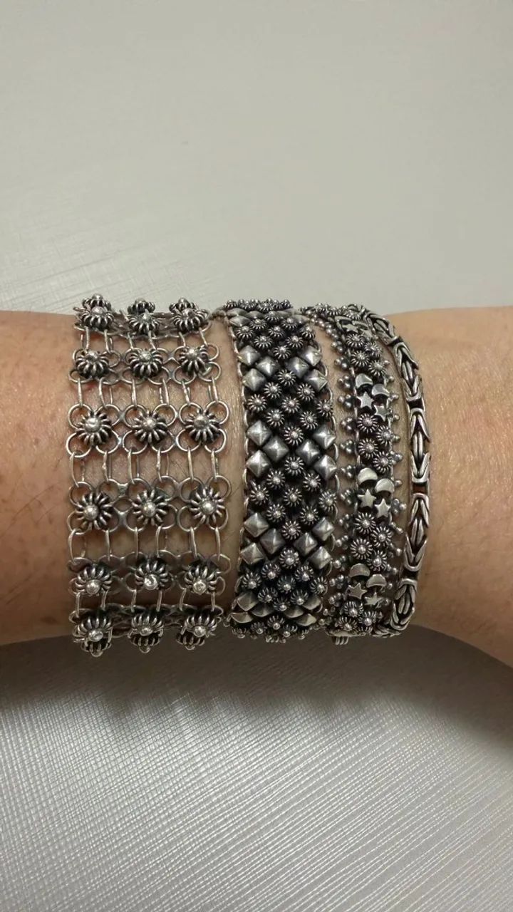 Pulseira Prata de Bali
