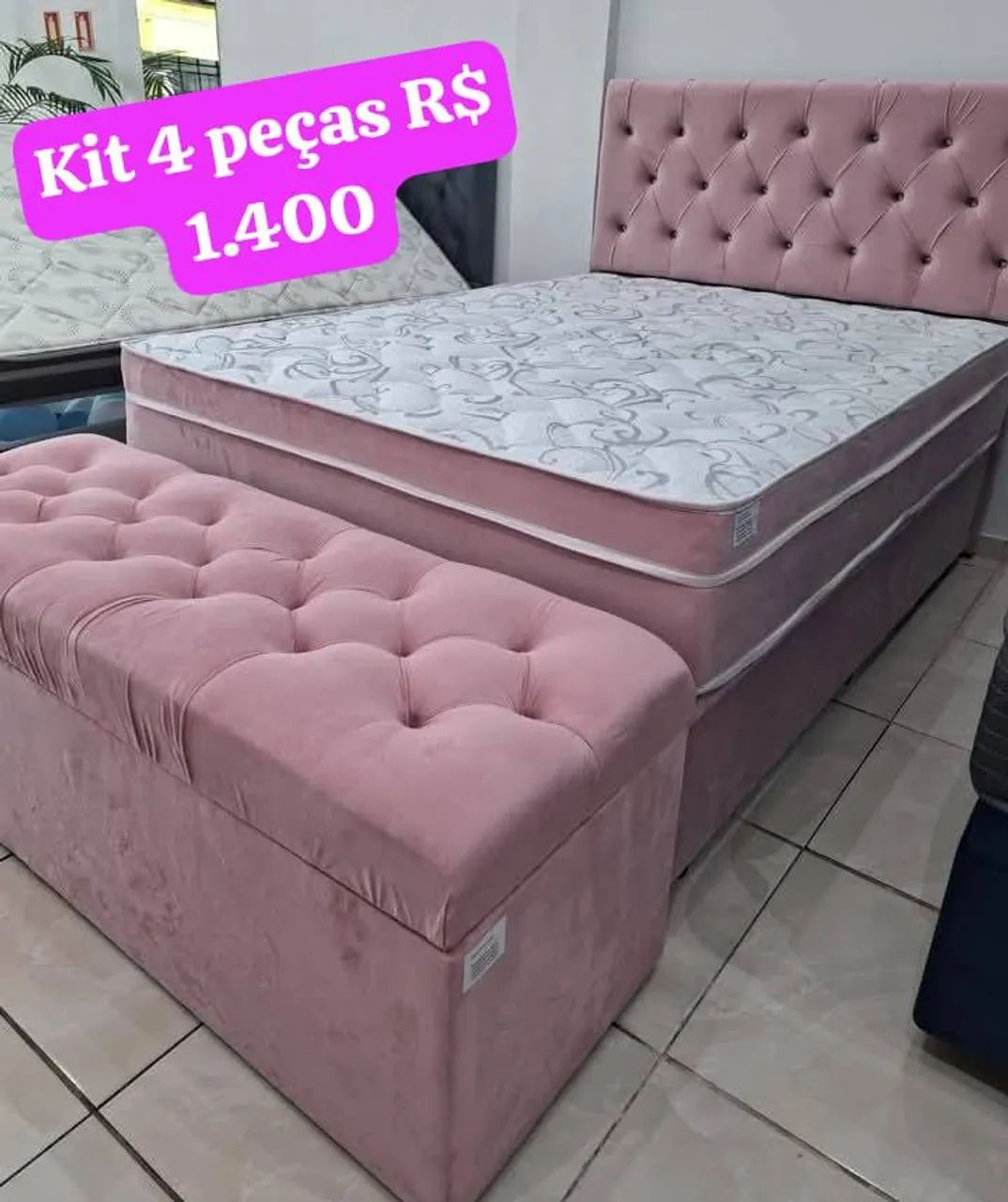 Kit 4 peças para seu quarto  - Foto 2