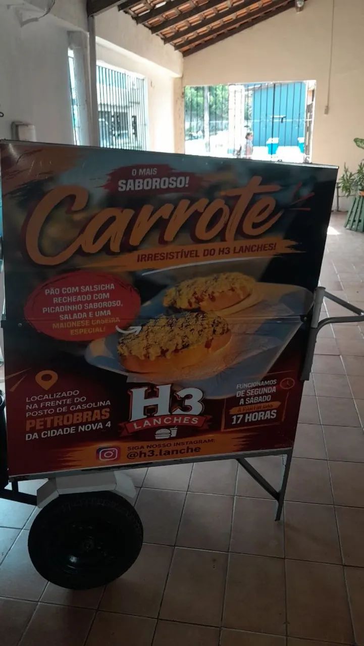 Carrinho de cachorro quente é rotl - Foto 3