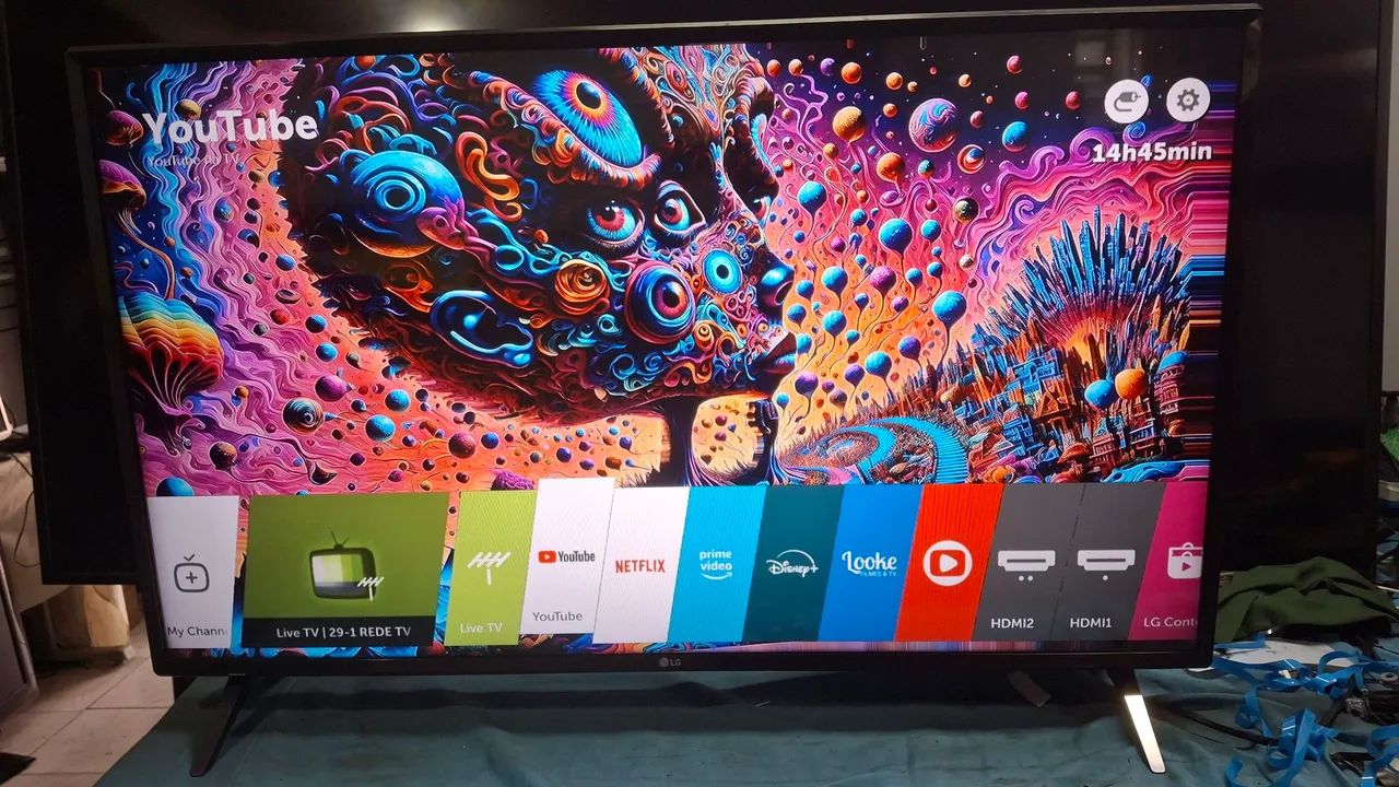 Tv LG 43 POLEGADAS SMART IMPECÁVEL COM GARANTIA DE FUNCIONAMENTO SUPER RÁPIDA  - Foto 3