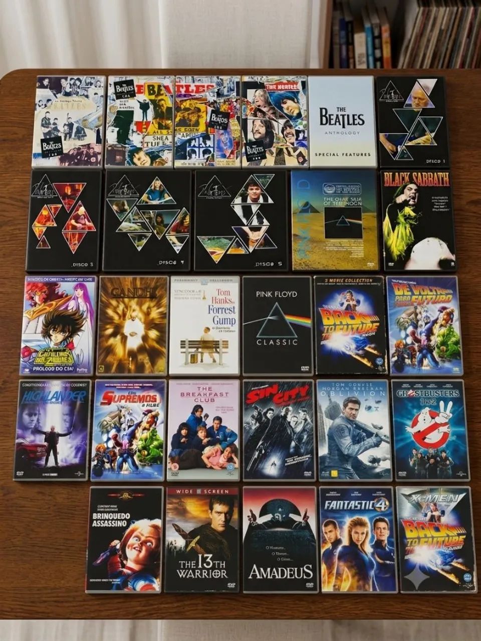 Pack de filmes: blu-ray, dvd e vhs - um aparelho blu-ray e dvd player - Foto 5