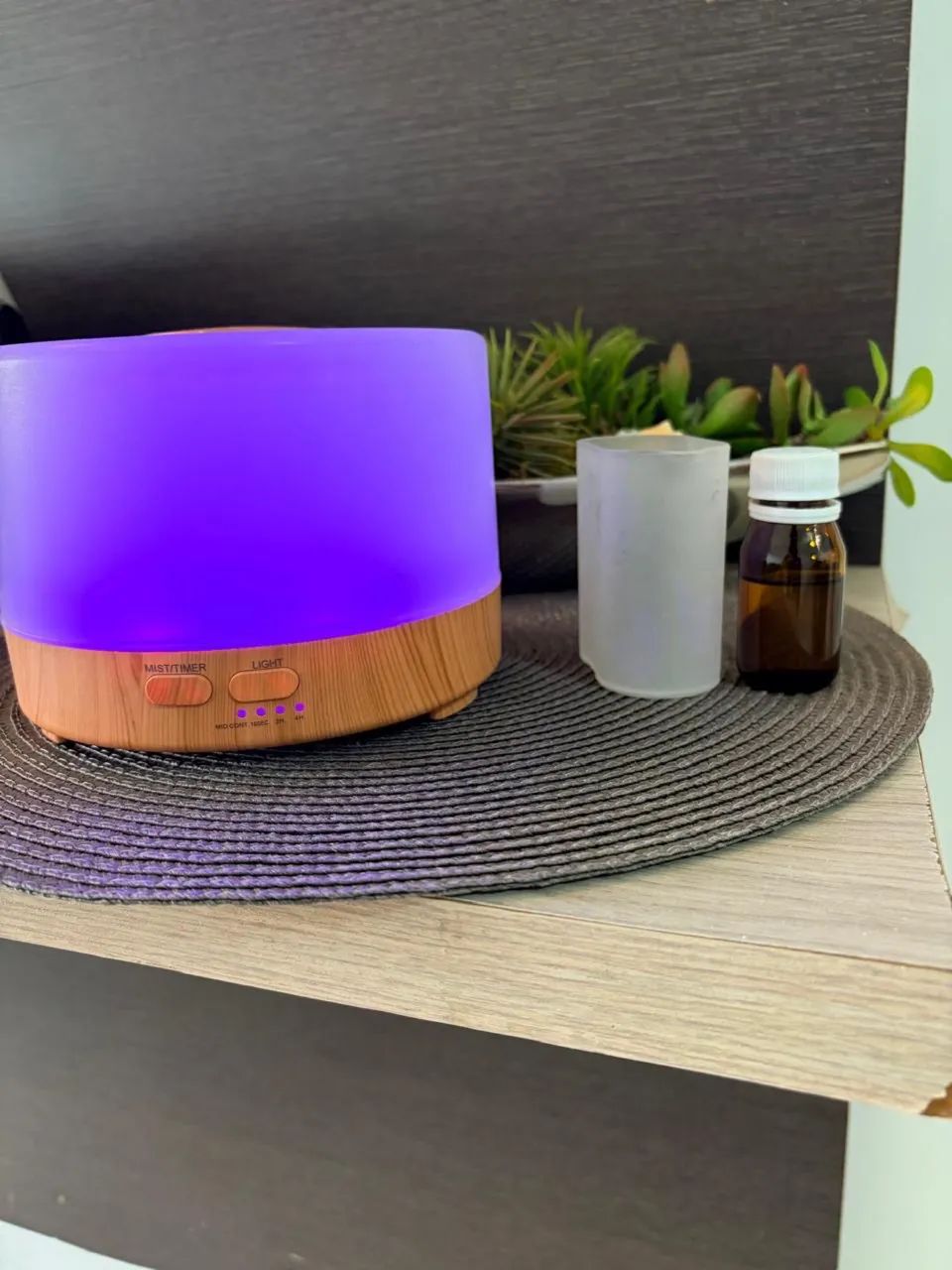 Difusor ultrassônico de aromas com LED