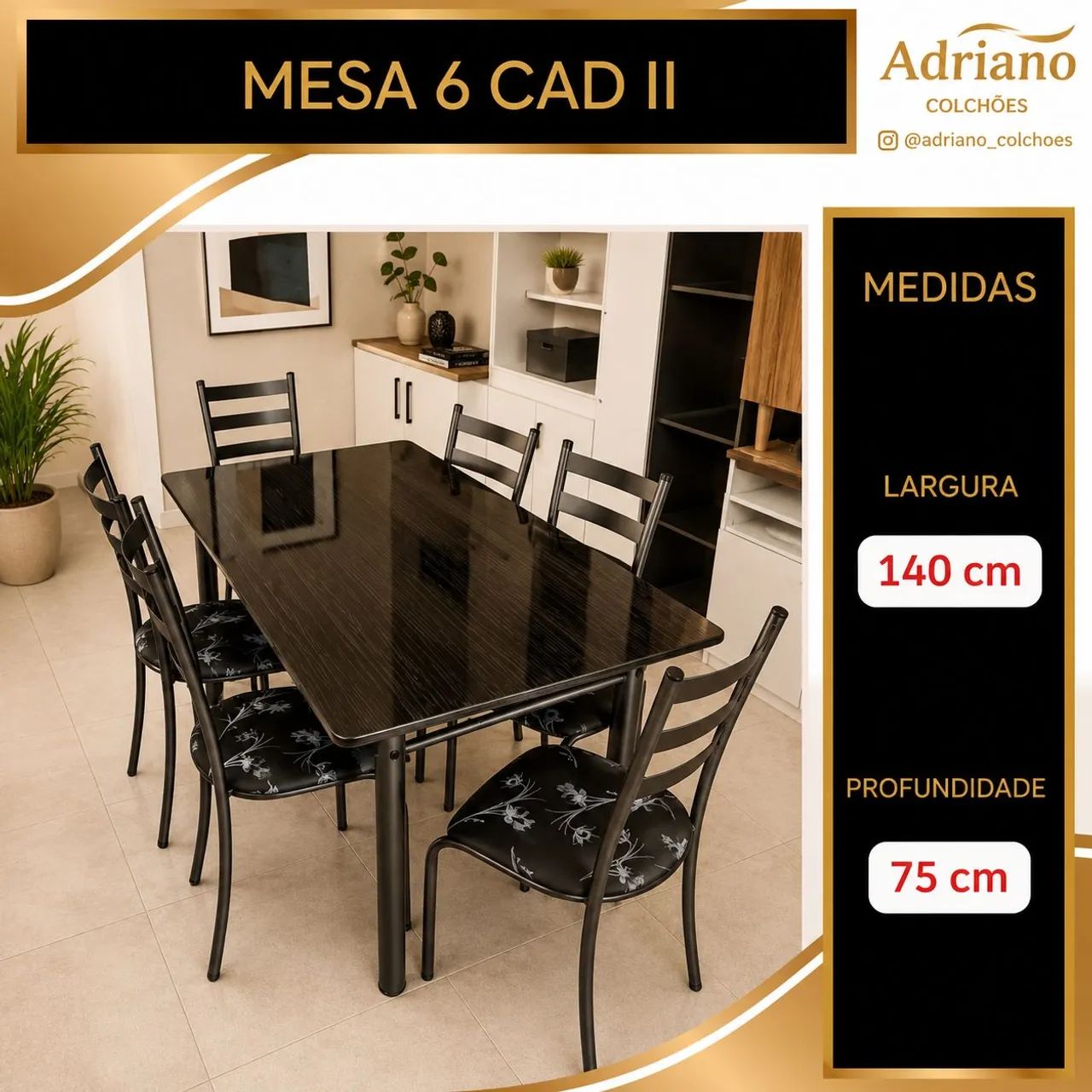 Mesa de cozinha - Foto 2
