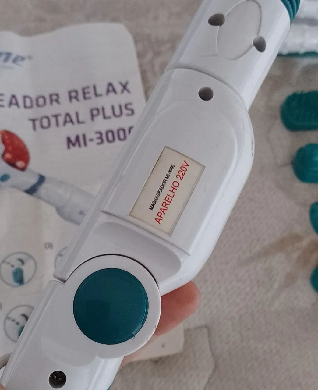 Massageador Relax Total Plus MI-3000 da marca Techline - Foto 5