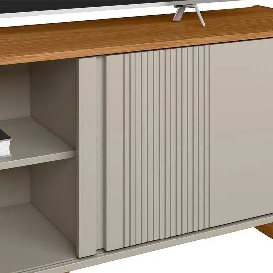 Rack Gold MDP com MDF suporta tv até 55 polegadas / pague na entrega  - Foto 3