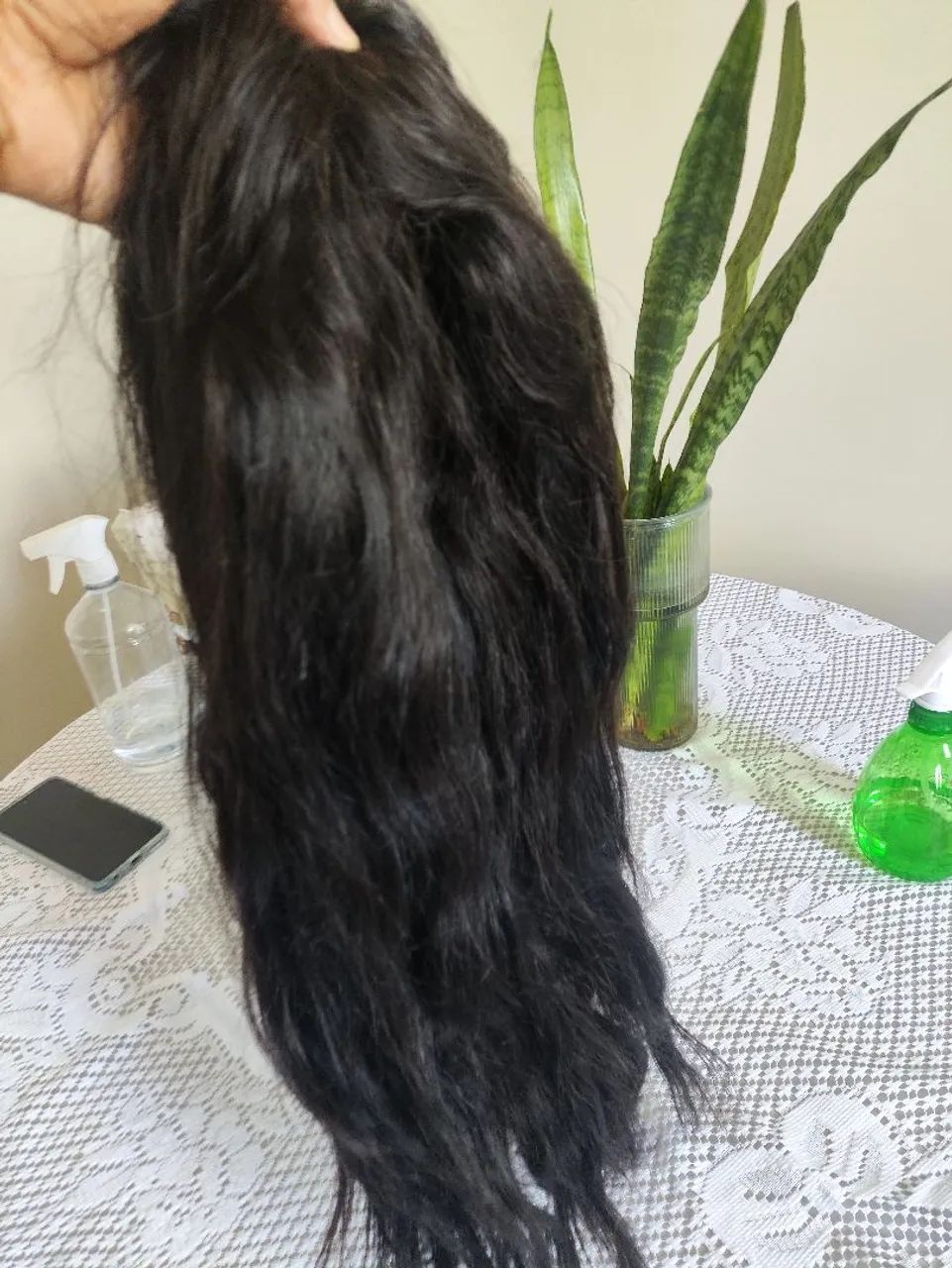 PERUCA LACE FRONT HD  DENSIDADE 150, CABELO HUMANO, COM NOTA DE COMPRA, NOVA SEM USO