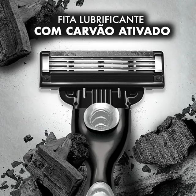 Kit Gillette Mach3 Carbono 1 Cabo + 2 Refis - Foto 4
