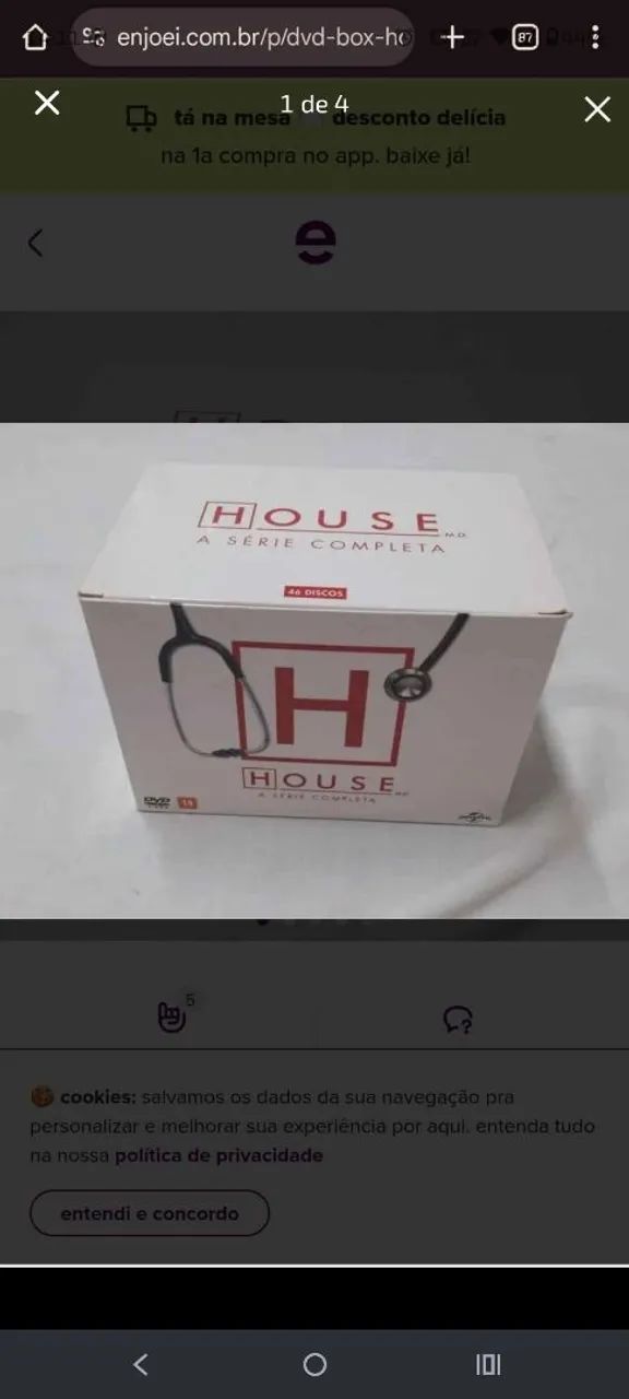 Série dvd dr House Completa 
