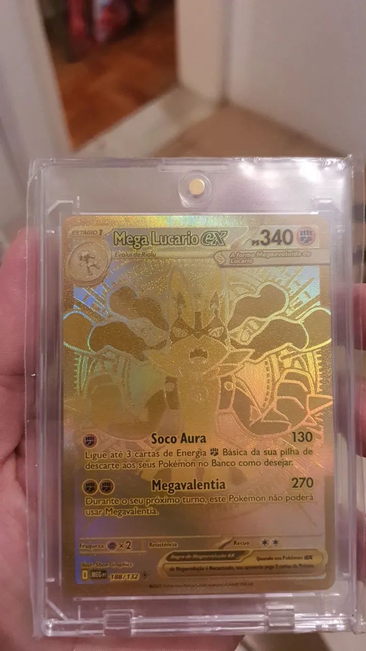 Mega Lucário ex dourado