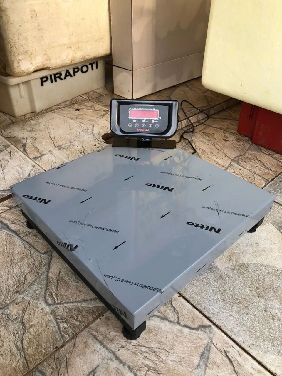 BALANÇA 300KG BALMAK PLAT INOX
