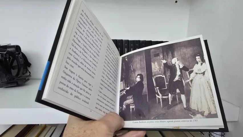 Coleção Completa Mestres da Música Clássica - 18 Livros + CDs (Impecável) - Foto 5