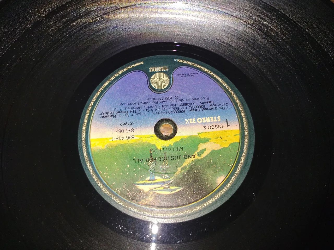 Justice for All Metálica LP Disco de vinil, original. - Foto 4