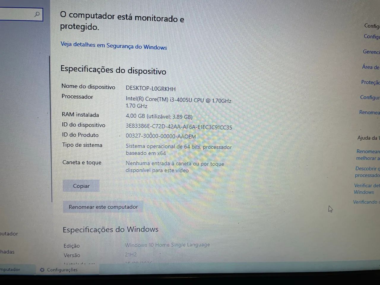 Notebook Lenovo - Valor para repasse  - Foto 3