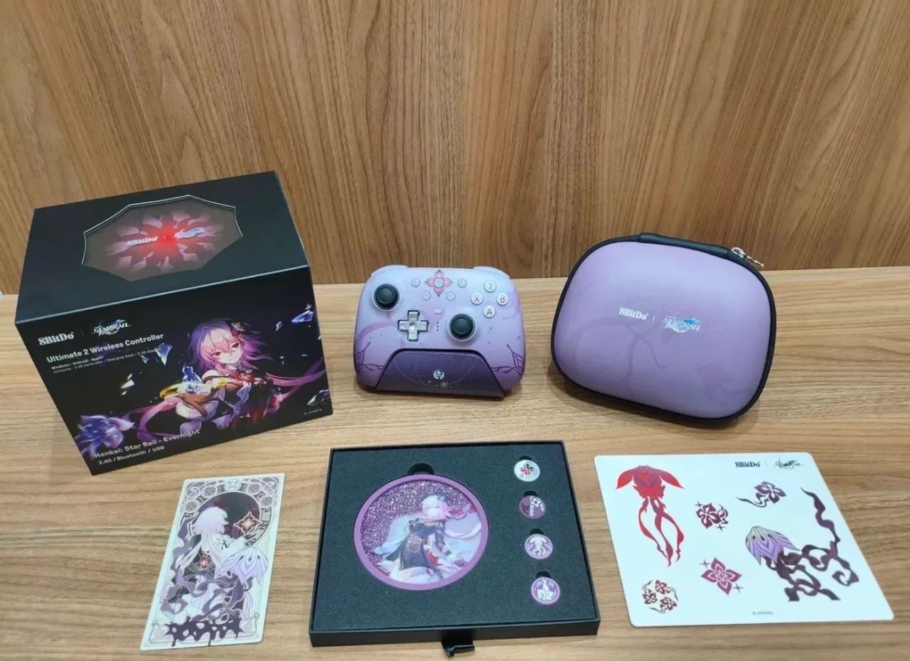 Controle 8BitDo Ultimate 2 Honkai Star Evernight