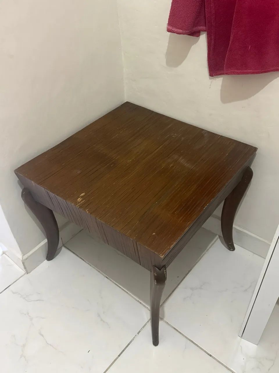 Mesa de Centro de Madeira Marrom - Estilo Clássico - Foto 2
