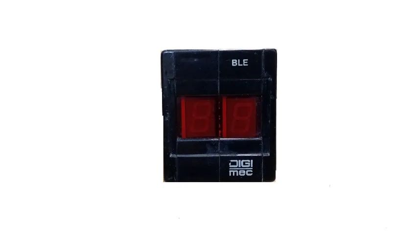 Display Digital Bcd Digimec Ble-2-24vcc Industrial 2 Digitos Led Vermelho