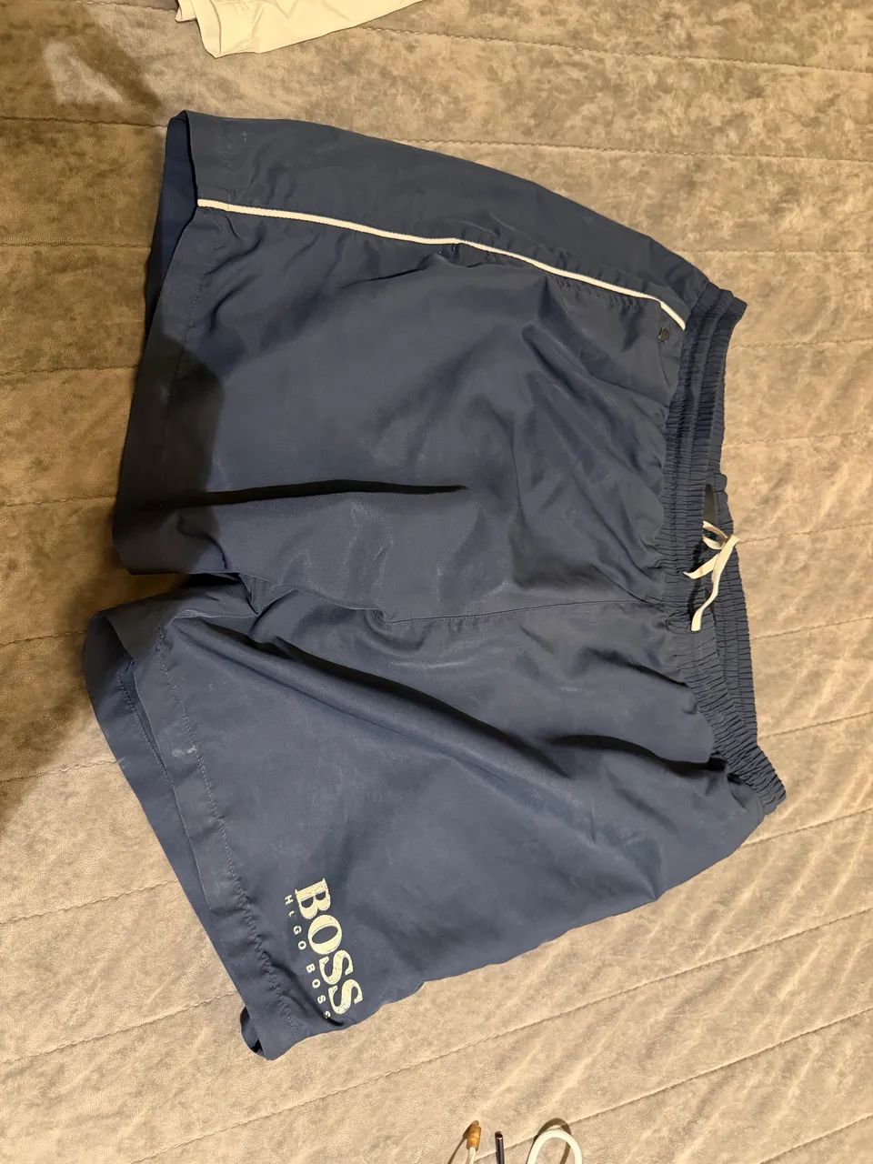 SHORT ORIGINAL DA HUGO BOSS AZUL TAMANHO G
