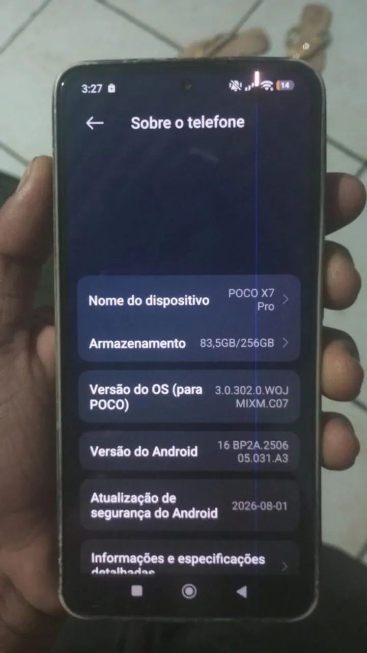 Poco X7 pro - Desempenho top + IP68
