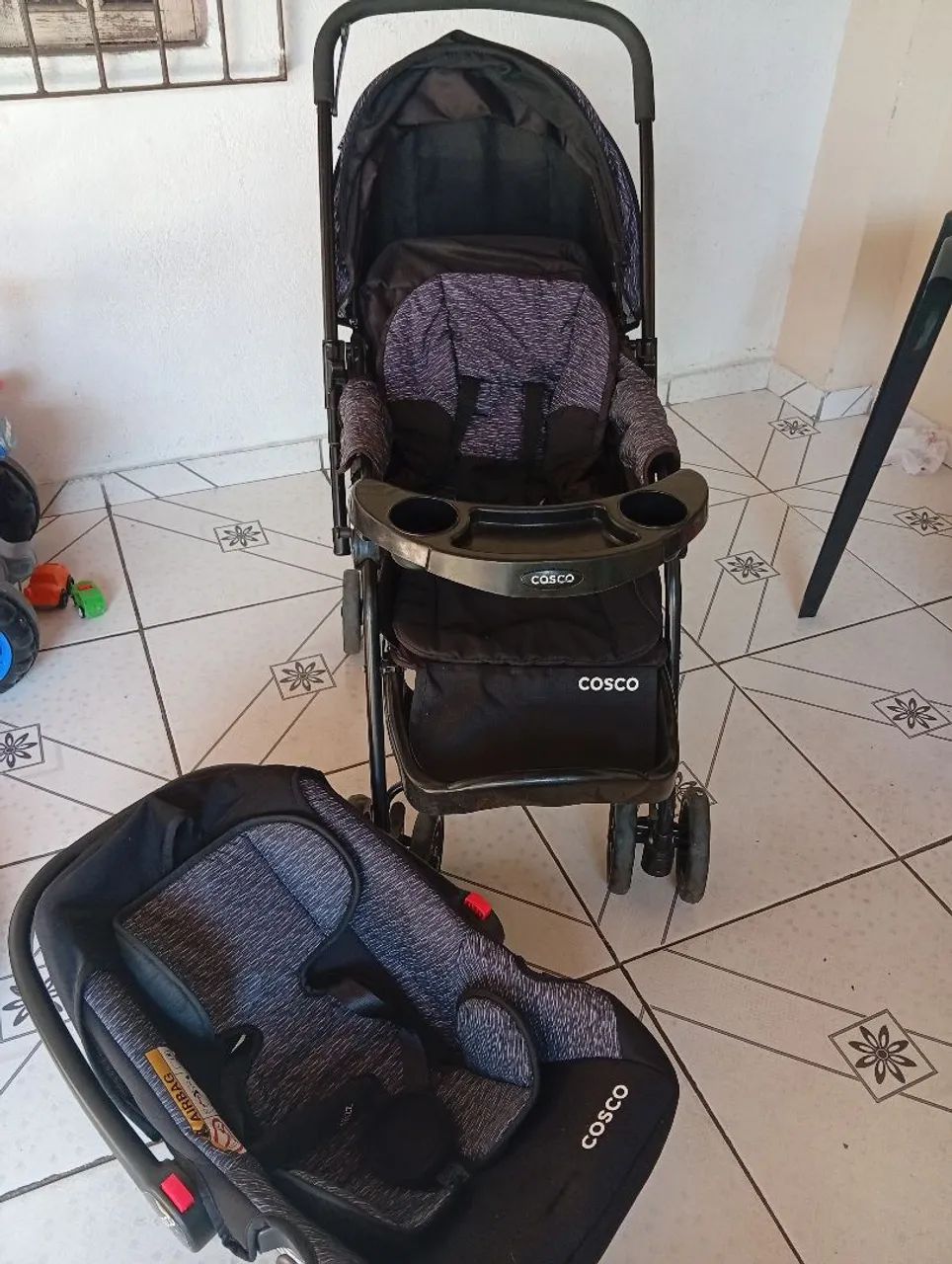 Bebê conforto+ carrinho de bebê  - Foto 3