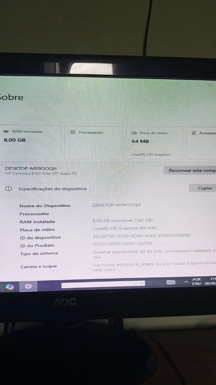 Vendo computador 