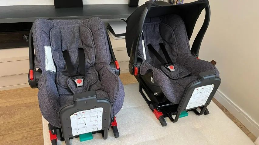 Carrinho Gêmeos ABC Design Zoom + 2 Risus + 2 Bases Isofix - Foto 4