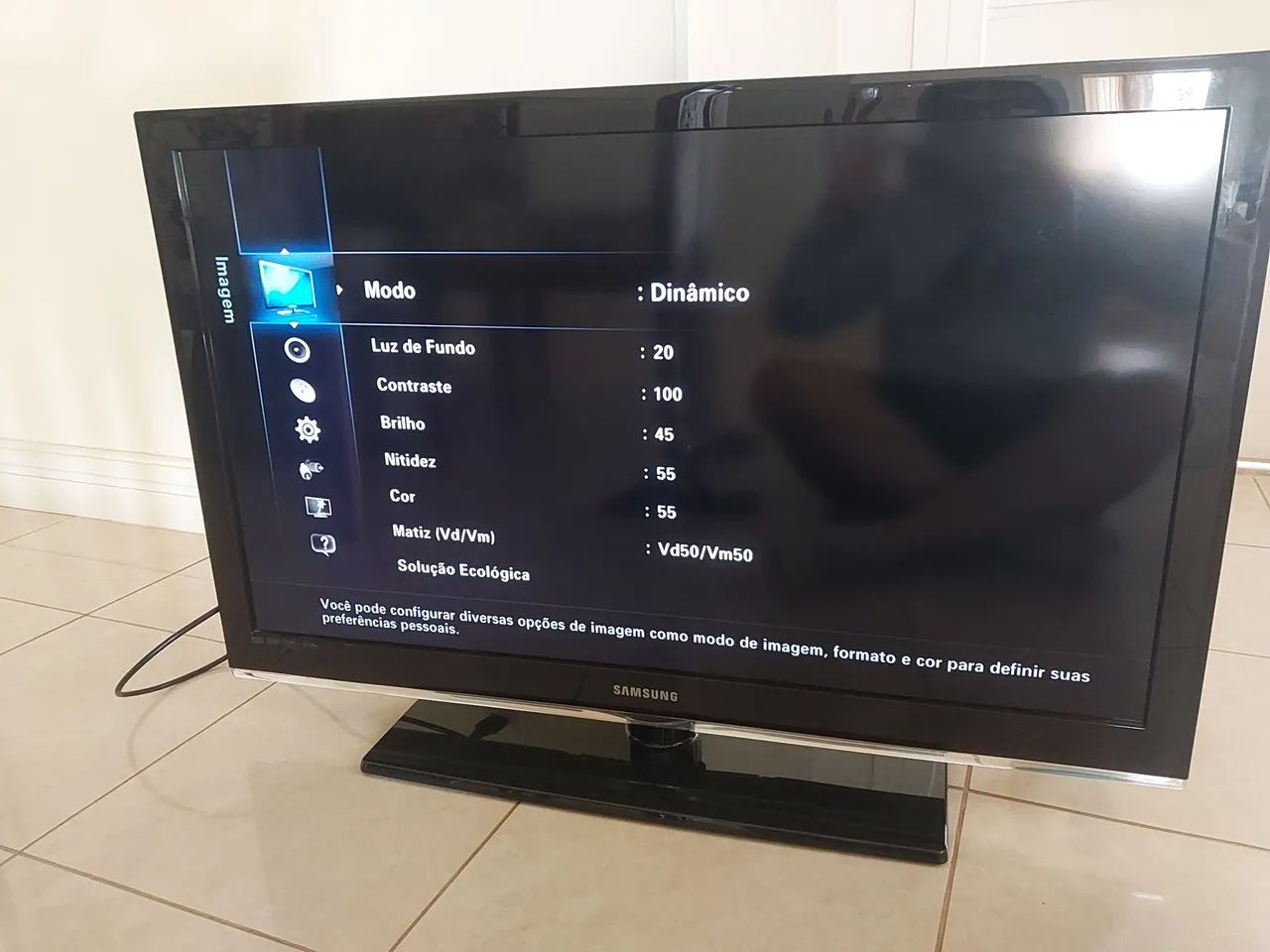 Vendo tv samsung 40 p modelo antigo. Funciona perfeitamente  - Foto 2