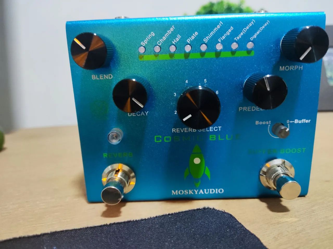 Pedal Cosmic Blue (Reverb, Buffer/Boost) Mosky  - Foto 3