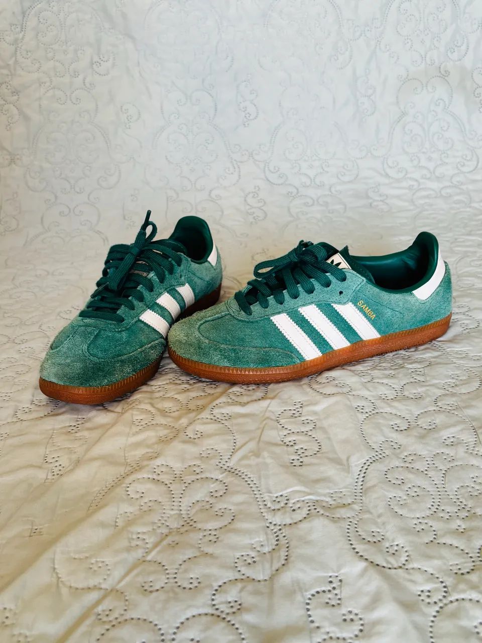 Tênis Adidas Samba Verde Suede 39