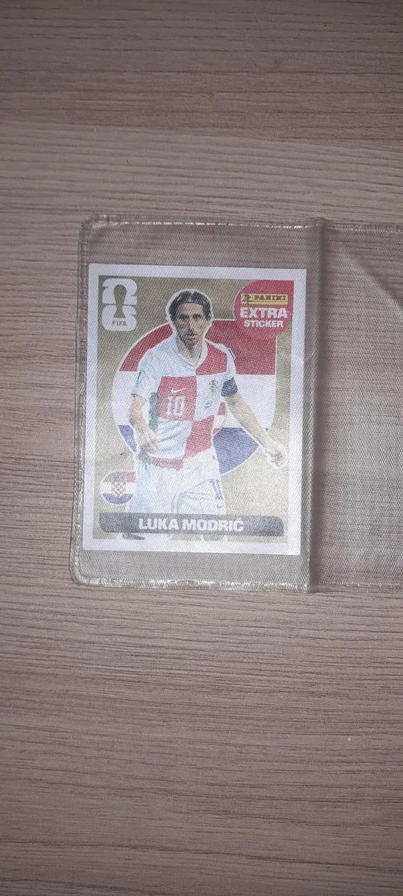 Figurinha gold extra sticker luka modrick  - Foto 5
