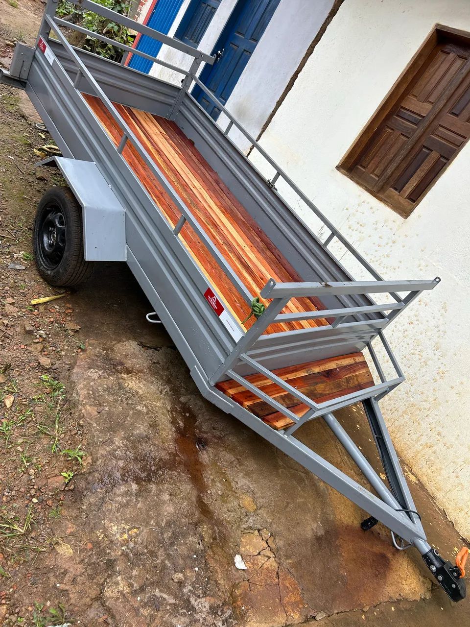 Carretinha Reboque GRANDE NOVA - Foto 4