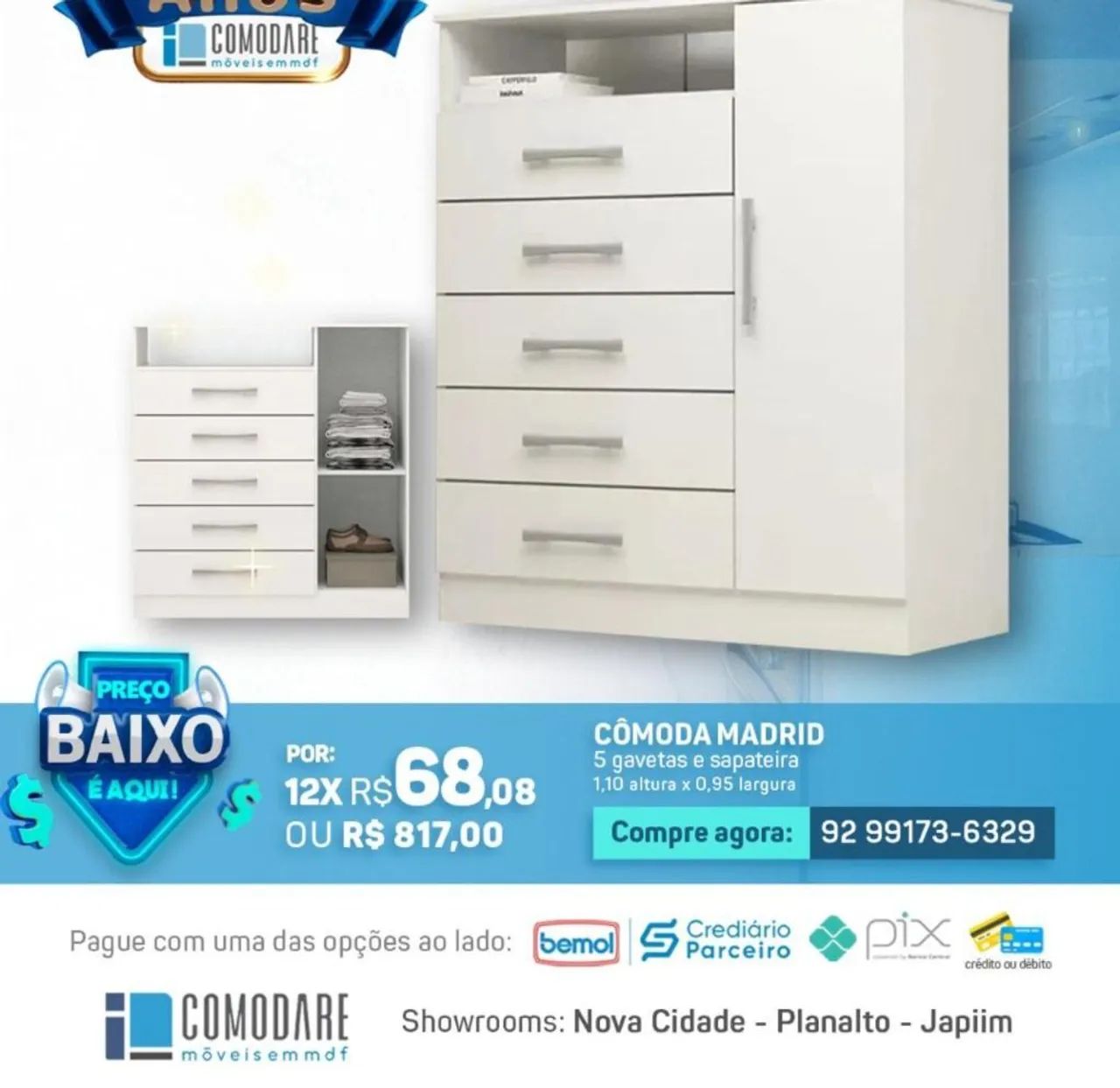 CÔMODA MADRID