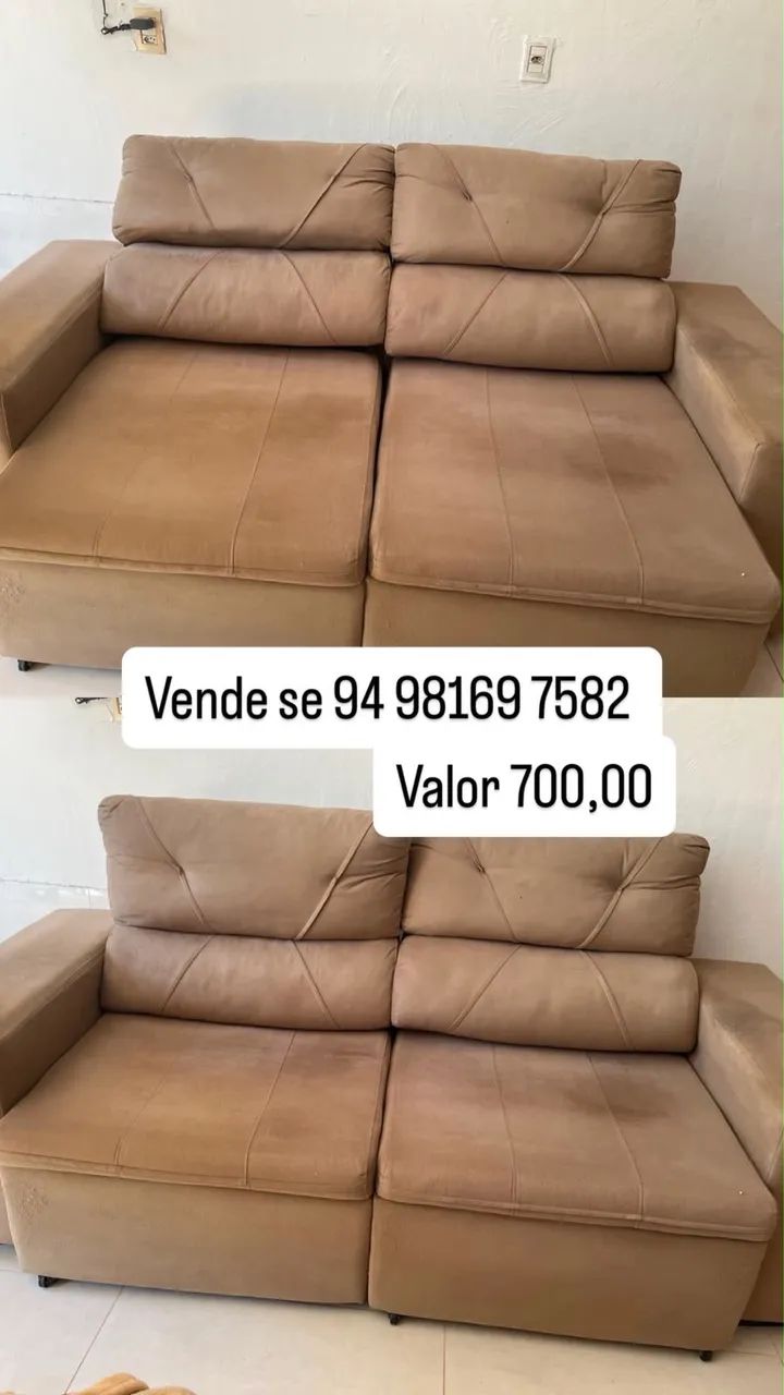 Vendo Sofá retrátil e reclinável 