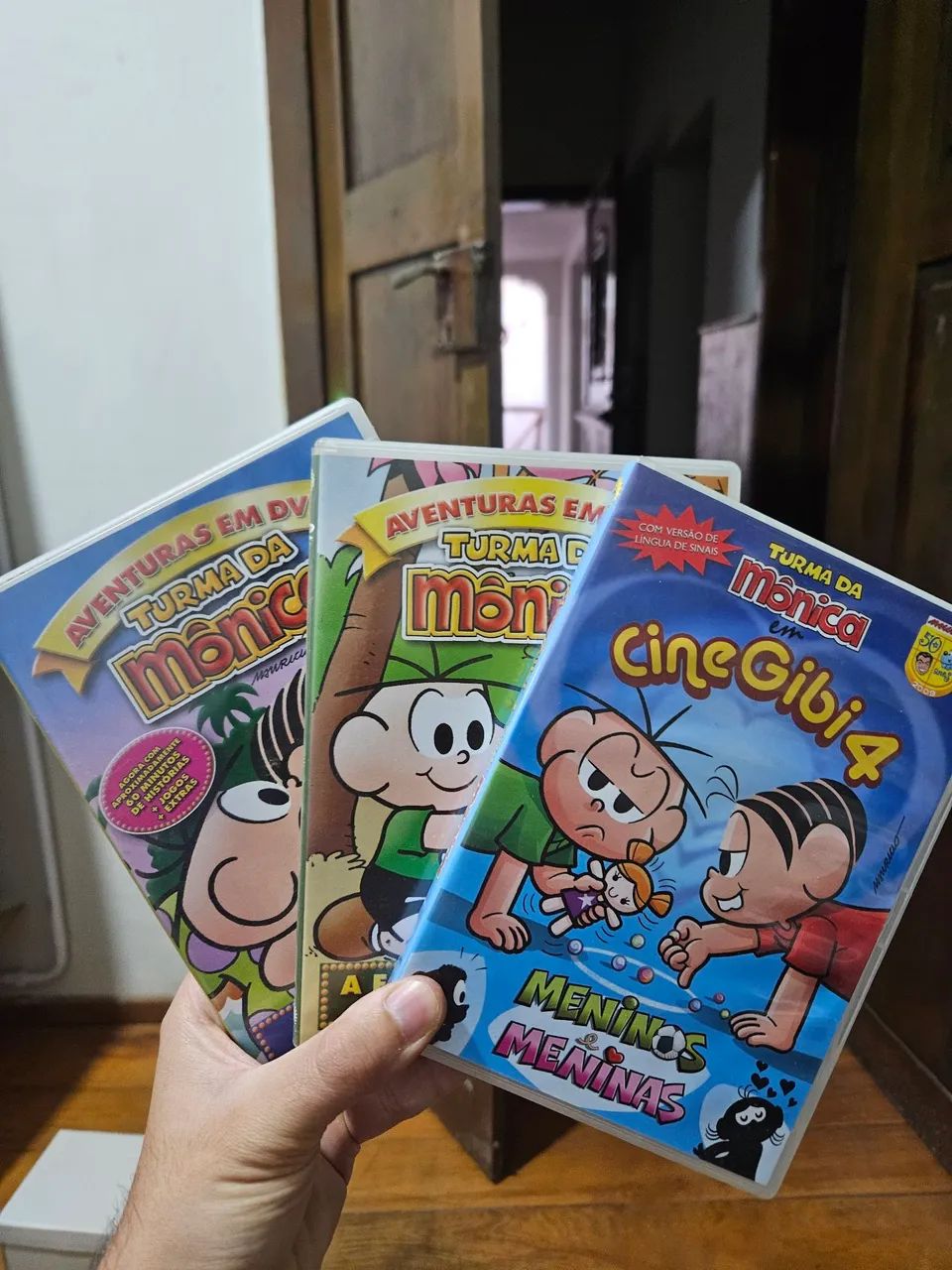 Dvds turma da Mônica 