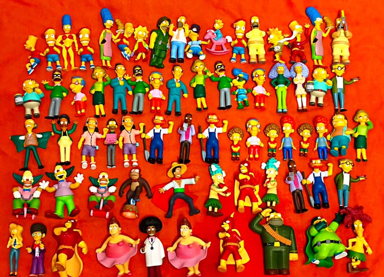  Bonecos Simpsons a unidade