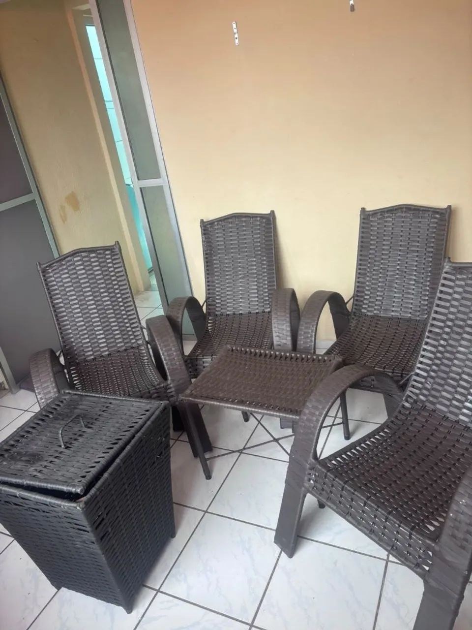 Kit Cadeiras de Fibra