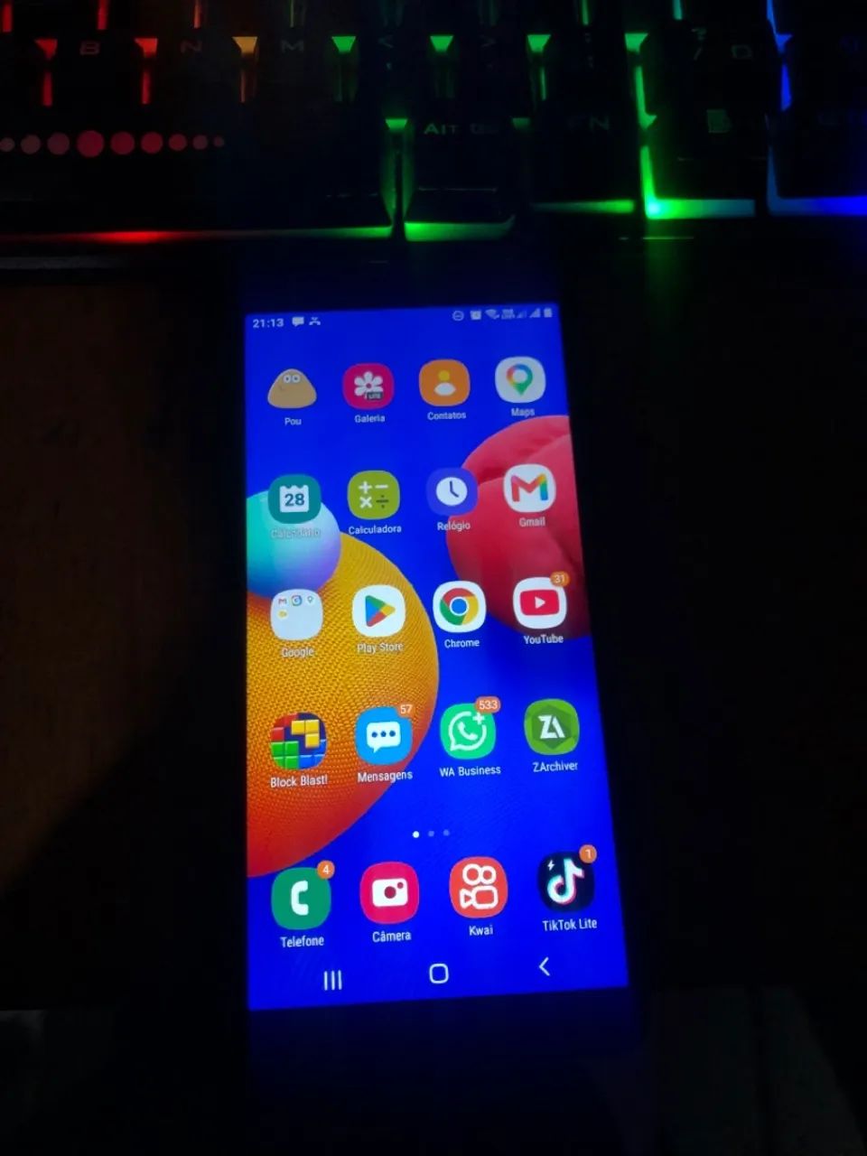 CELULAR OTIMO A01