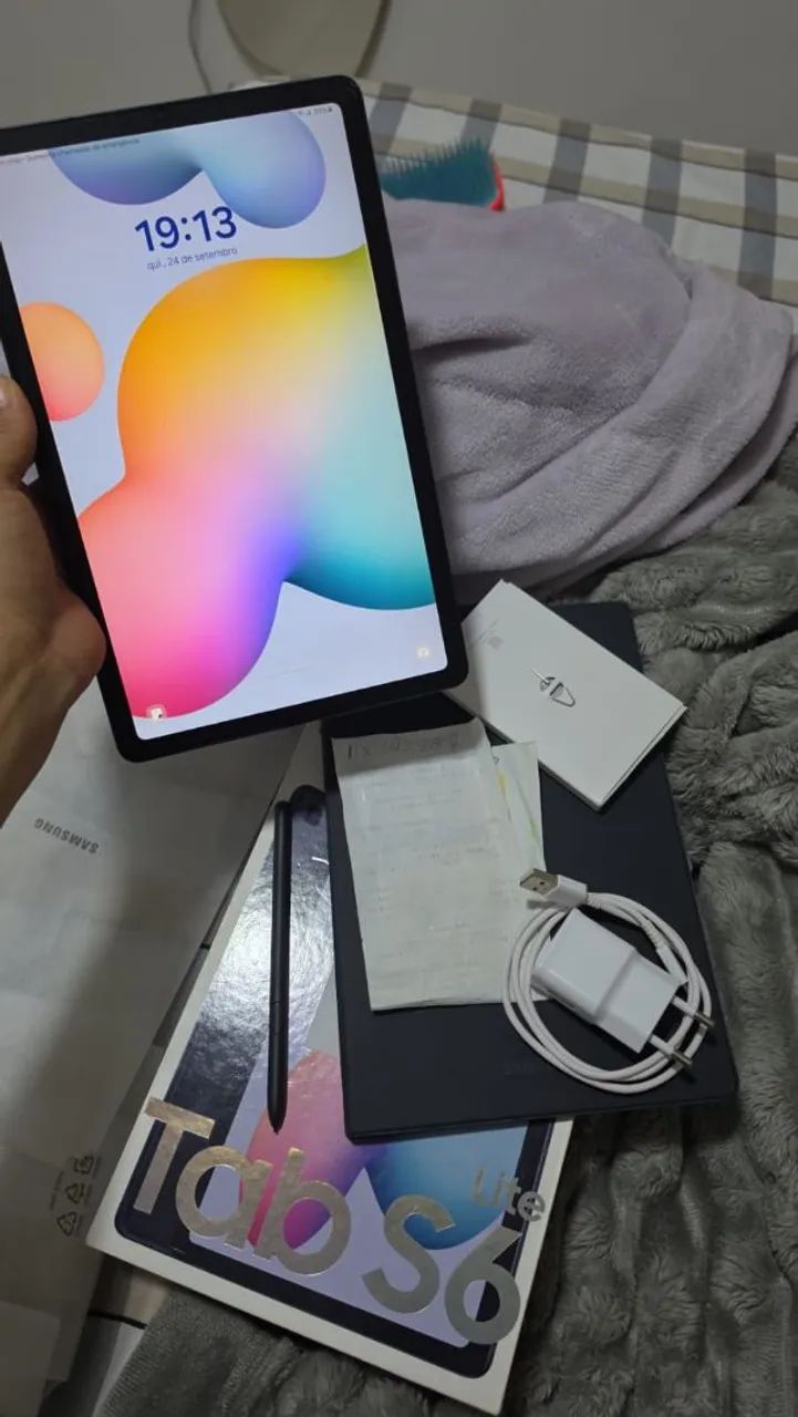Samsung Galaxy Tab S6 Lite Novíssimo  - Foto 2