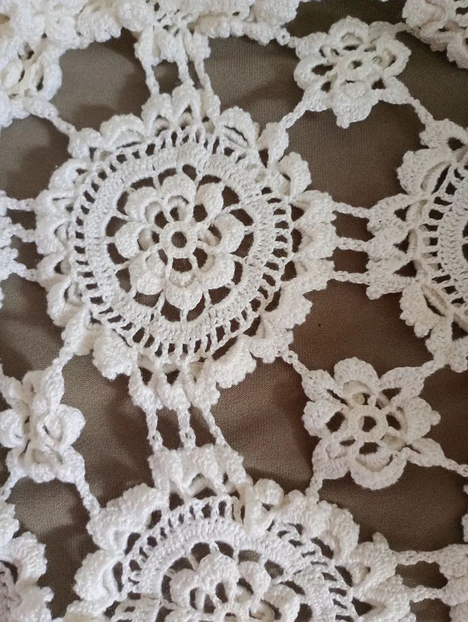 Colcha crochê casal