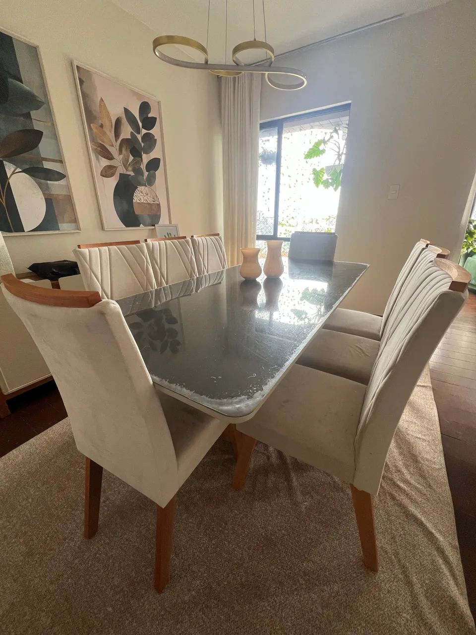 Mesa com 8 cadeiras  - Foto 4