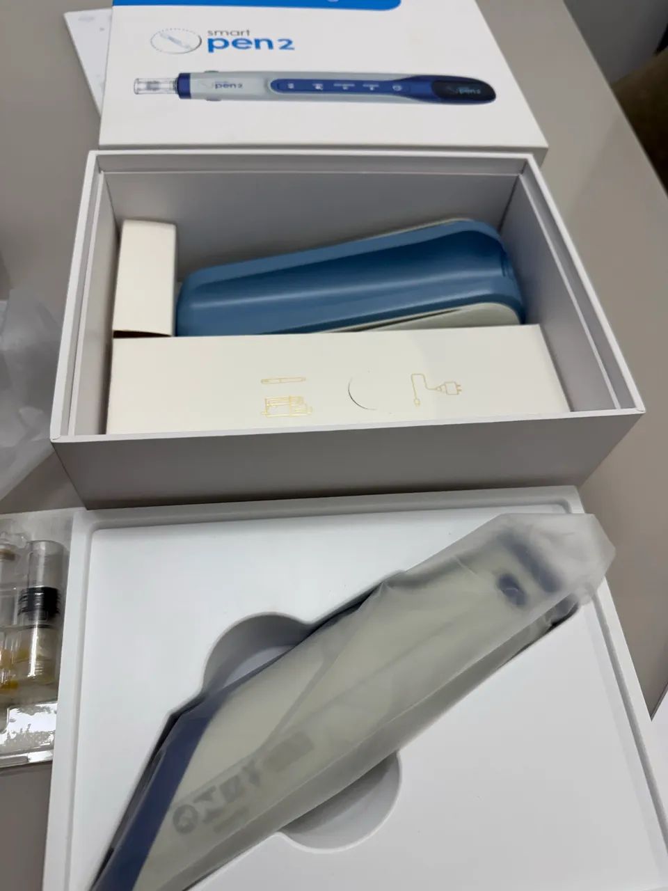 Nova Smart Pen 2 - Caneta de Microagulhamento Elétrico de Infusão - Smart Gr - Foto 2