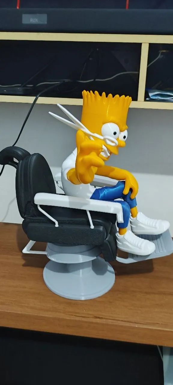 Boneco Bart Barbeiro 39cm - Foto 4
