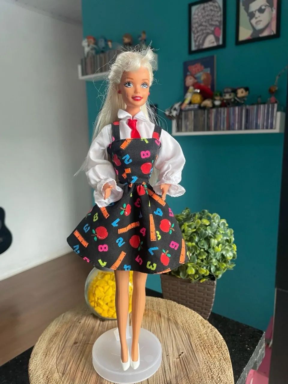 Boneca Barbie Teacher (Professora) de 1995 da Mattel - Usada