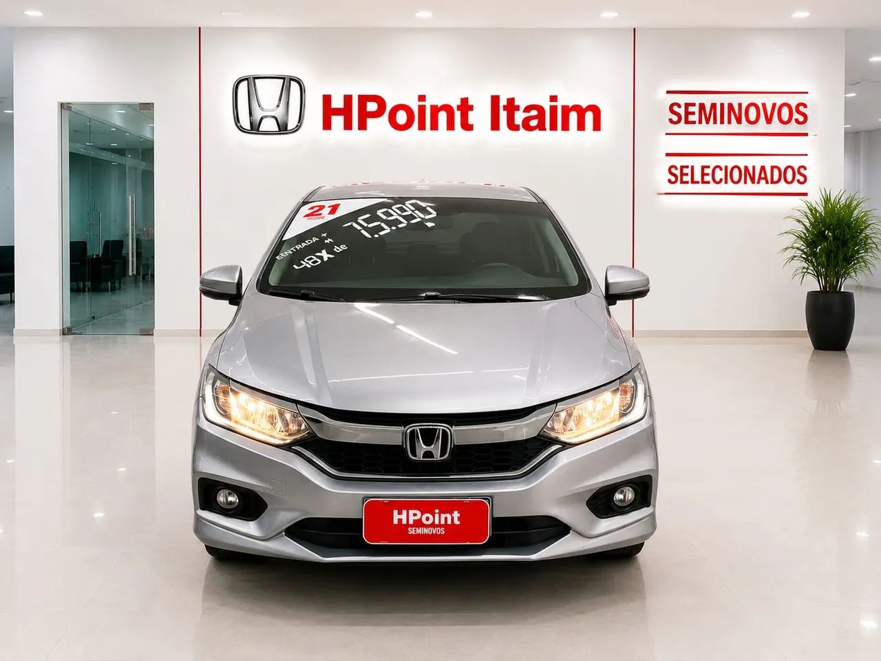Honda City Hatchback LX 1.5 Flex 16V Aut., foto 2 de 10