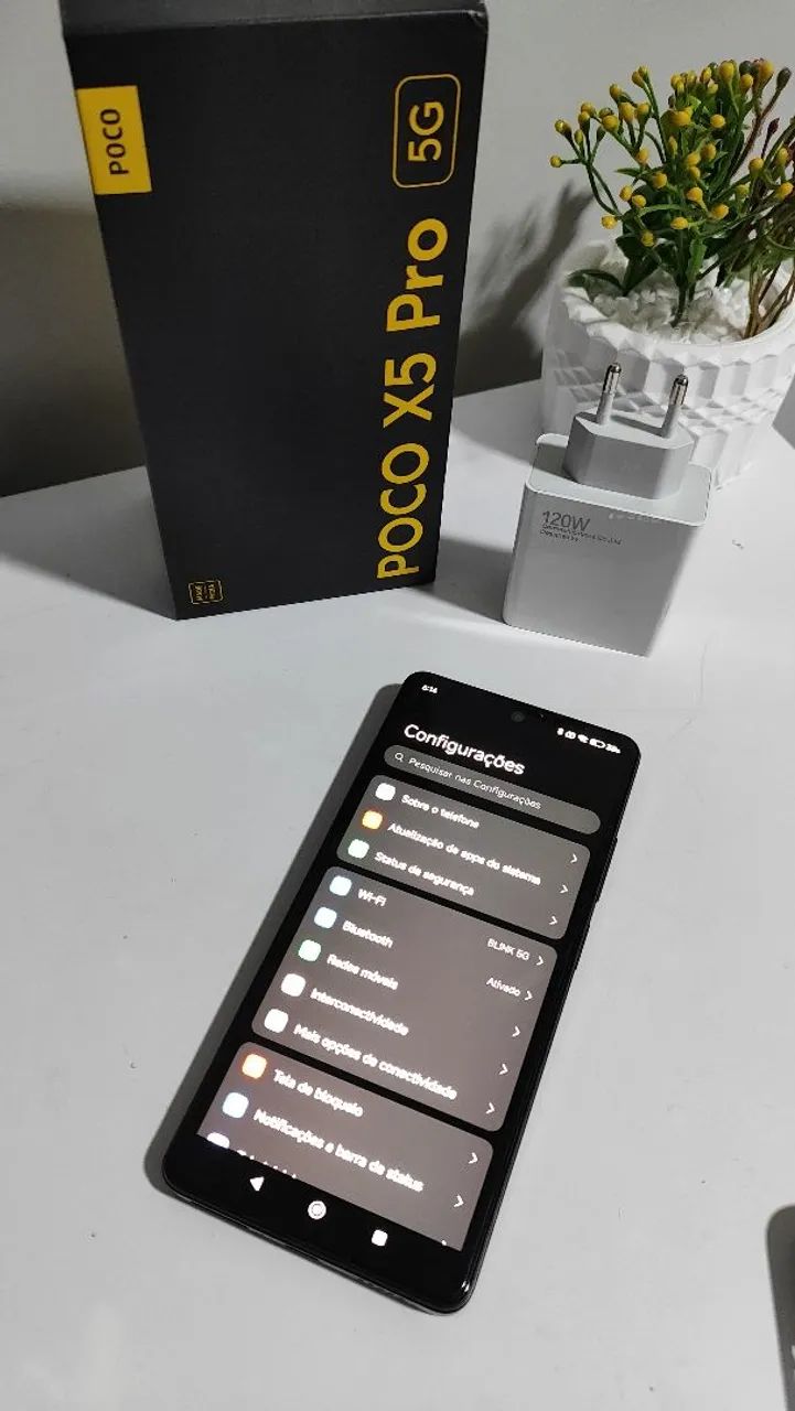 Vendo aparelho Poco x5 Pro 5g Bom  - Foto 4