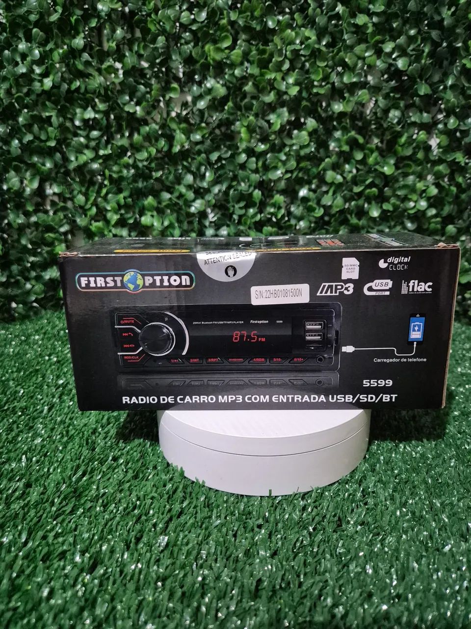 Som Radio USB micro SD Pendrive First Option Lacrado - Foto 2