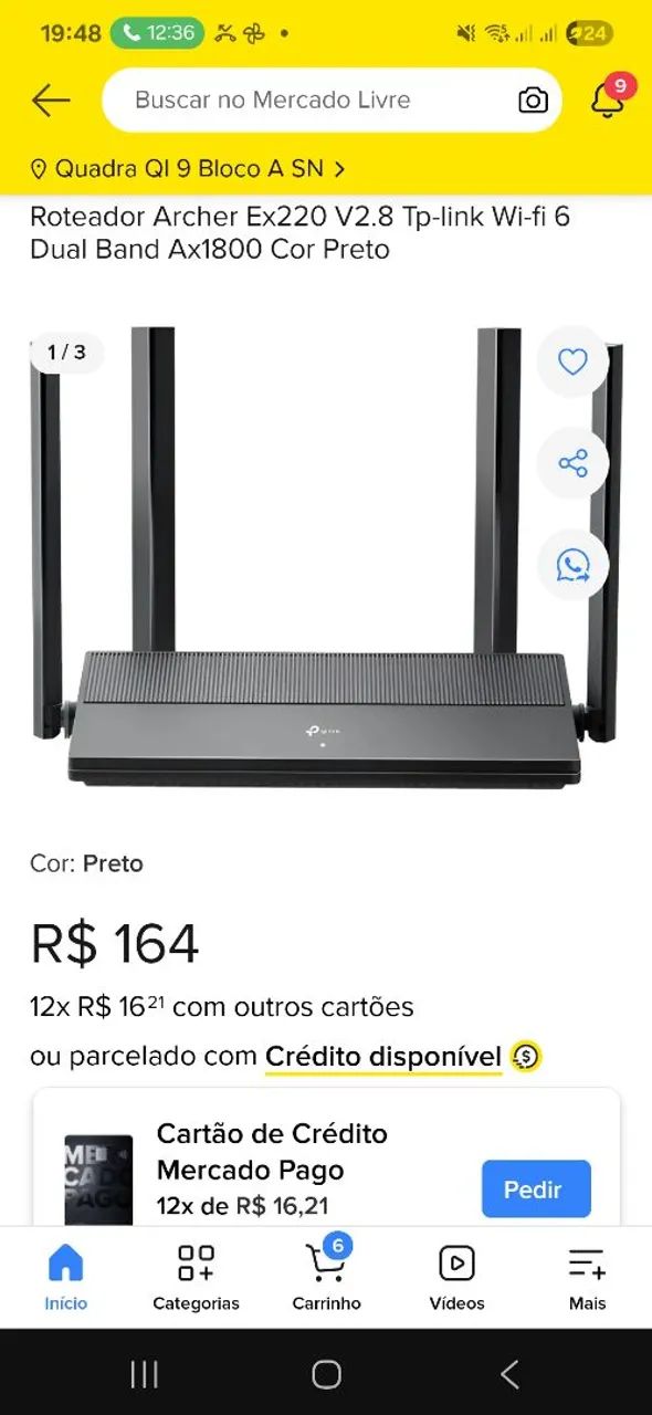 Roteador Tp Link C6441992794415441923