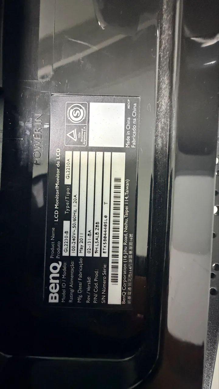 Monitor Benq 22 polegadas com adap hdmi  - Foto 2